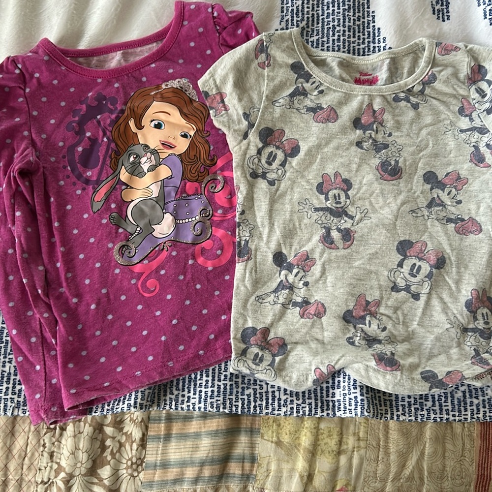 Disney bundle. 3T and 4T Sofia the first and Minnie Mouse